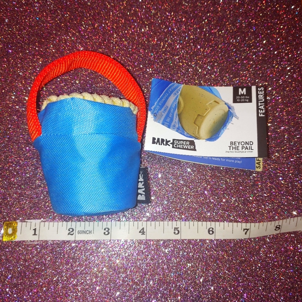 BARK Superchewer Peanut Butter Chewer Beyond The Pail Beach Dog Toy MEDIUM